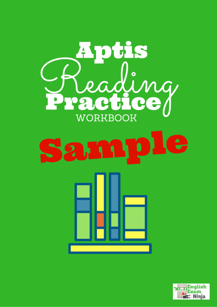 Aptis reading Workbook. English Exam. Aptis speaking. English. Exam Practice.